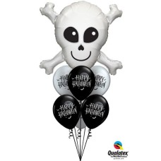 Bouquet-68 Happy Skull Qualatex #17623 60152-6